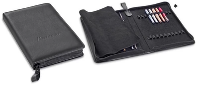 Kaweco Pen pouch, Leather series Black (for 40 pens)