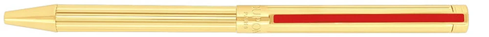 Dupont, S.T. Ballpoint pen, Classique series Gold/Red