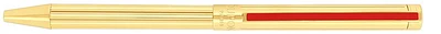 Dupont, S.T. Ballpoint pen, Classique series Gold/Red