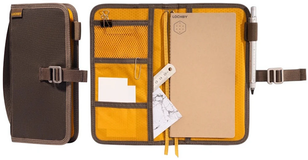 Carnet de notes Lochby, série Voyager Journal Brun