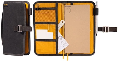 Carnet de notes Lochby, série Voyager Journal Charcoal - Doré (Bumblebee)