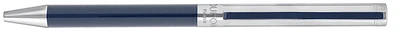 Stylo bille Dupont, S.T., série Classique Palladium/Bleu