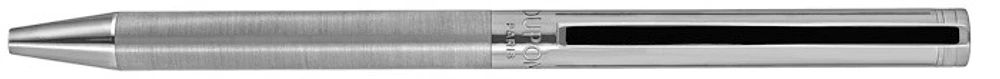 Dupont, S.T. Ballpoint pen, Classique series Brushed palladium/Black