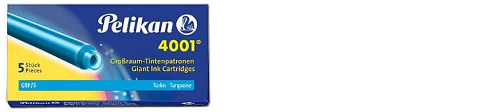 Pelikan Ink cartridge, Refill & ink series Turquoise ink (Long)