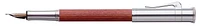 Stylo plume Faber-Castell, Graf von, série Precious wood & Platinum Brun