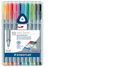 Crayon feutre Staedtler , série Triplus Fineliner Multicolore