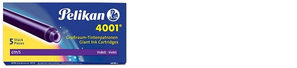 Pelikan Ink cartridge, Refill & ink series Violet ink (Long)