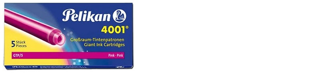 Pelikan Ink cartridge, Refill & ink series Pink ink (Long)