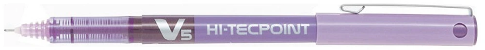 Pilot Roller ball, V series Purple ink