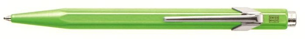 Stylo bille Caran d'Ache, série Office Fluo Vert fluo