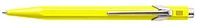 Stylo bille Caran d'Ache, série Office Fluo Jaune fluo