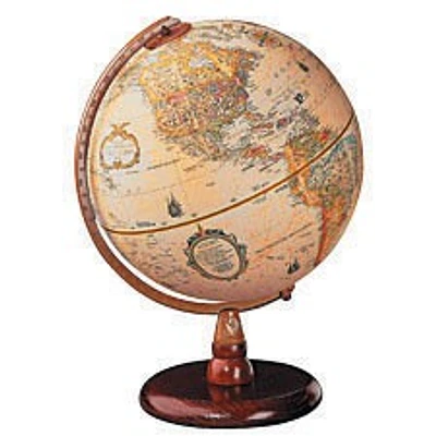 Replogle Geographic Globe, Quincy serie Brown