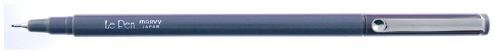 Marvy Felt pen, Le Pen serie Dark grey ink