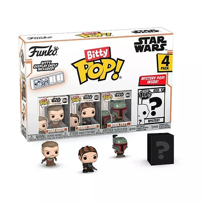 Funko Bitty Pop! Star Wars The Mandalorian Marshal Figures 4-Pack