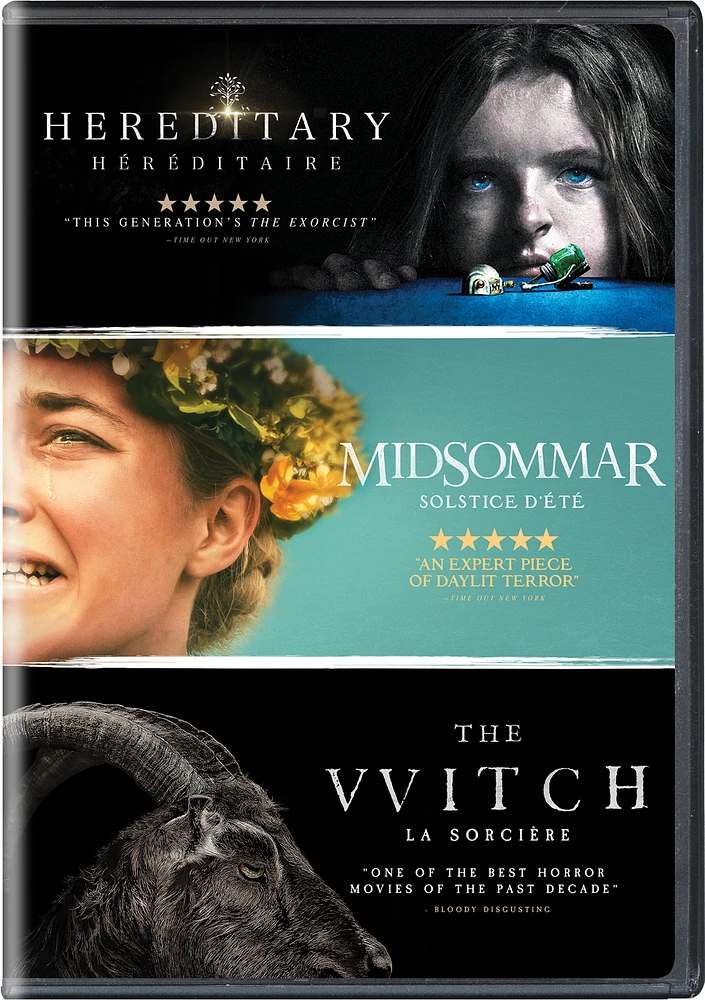 HORROR PACK: THE WITCH, HEREDITARY, MIDSOMMAR TRPL FTR DVD