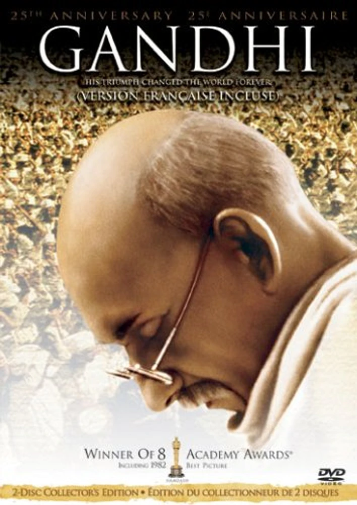 Gandhi: 25th Ann. Ed. (DVD) - Bilingual