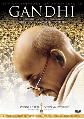 Gandhi: 25th Ann. Ed. (DVD) - Bilingual