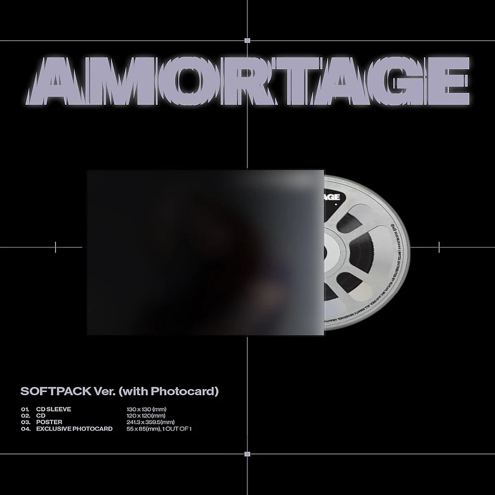 JISOO / AMORTAGE (PHOTOCARD CD)