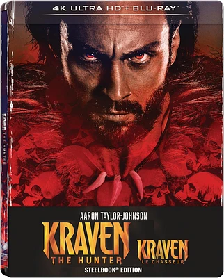 KRAVEN THE HUNTER STLBK 4K/BLU BIL