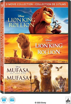 LION KING 3-MOVIE COLLECTION DVD BIL