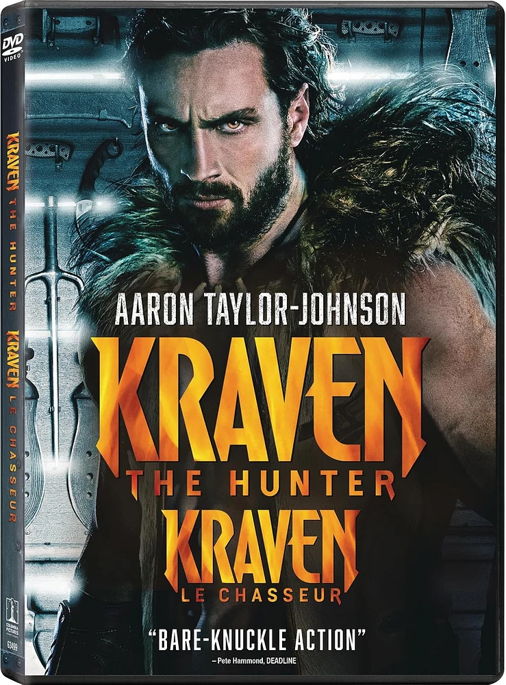 KRAVEN THE HUNTER DVD BIL