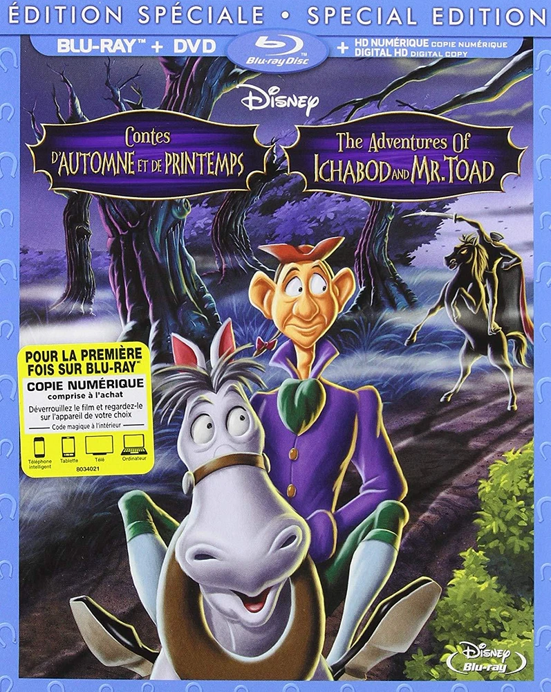 ADVENTURES OF ICHABOD AND MR TOAD BLU BIL