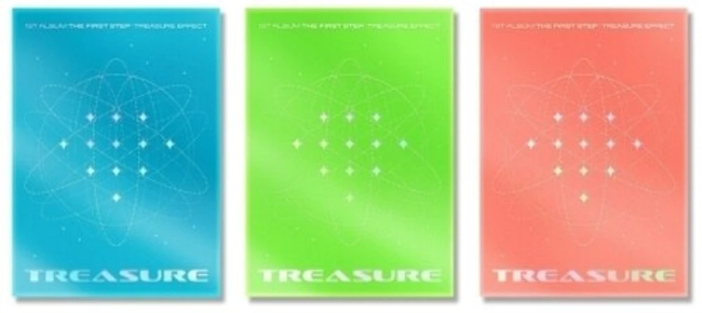 The First Step : Treasure Effect (Random Cover) (incl. 156pg Photobook, Photocard File Folder, Lyrics Postcard Set, Holo