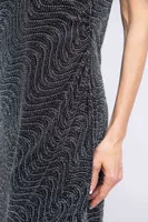 Knee-Length Sleeveless Sparkle Dress
