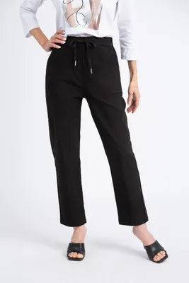 Drawstring Cropped Trousers