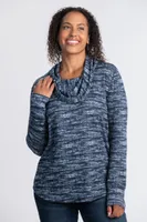 Long Sleeve Cowl Neck Top