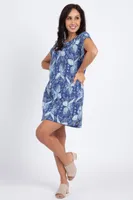 Short Sleeve Floral Tunic