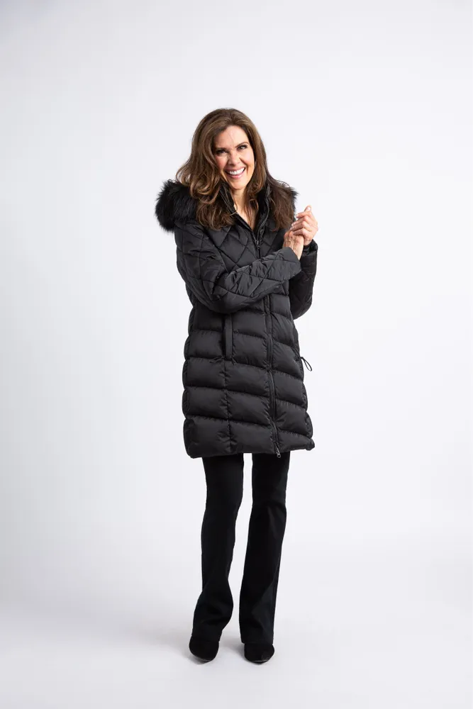 Fur Hood Insulated Winter Coat
