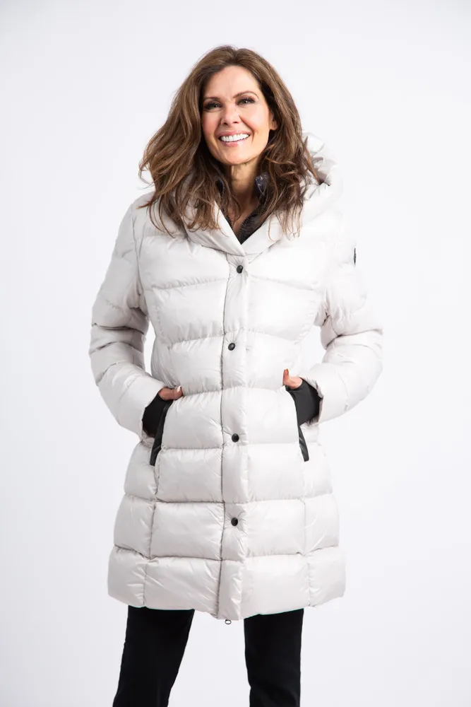 Two Tone Insulated Winter Coat