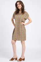 Medallion Print Shift Dress