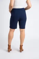 Ponte Knit Bermuda Shorts