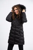 Fur Hood Insulated Winter Coat