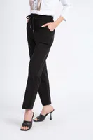 Drawstring Cropped Trousers