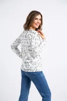 Jeans & Heels V-Neck Sweater
