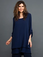 Peek-A-Boo Plisse Tunic