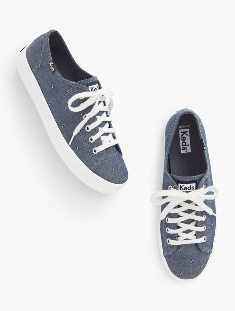 Keds® Chambray Center Sneakers