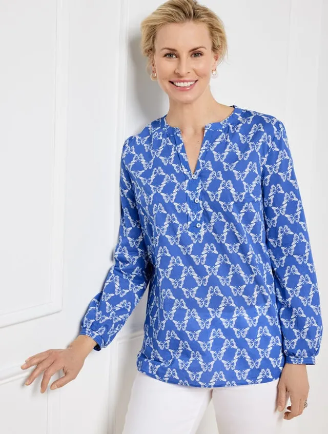 Talbots Butterfly Grid Popover