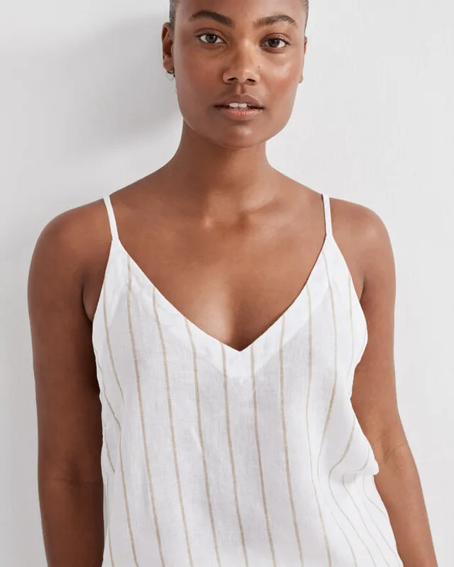 Strappy Scoop Neck Cami