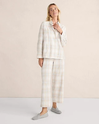 Organic Cotton Plaid Pajama Set