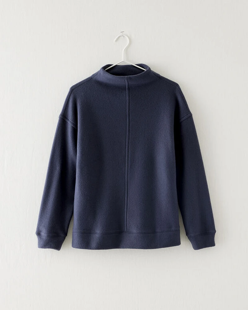 Comfort Fleece Funnel Neck Pullover