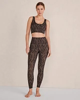 Varley Form Pocket Leggings Carob Snake