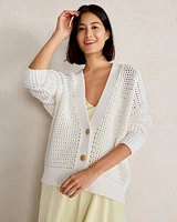 Knot Stitch Oversized Cardigan