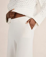 Organic Cotton Wide Leg Pants