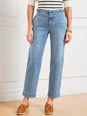 Straight Ankle Jeans