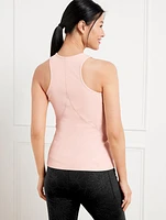 Contour Stretch Ribbed Tank