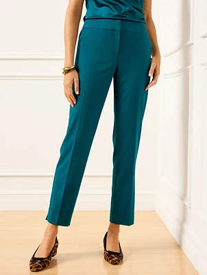 City Twill Slim Ankle Pants